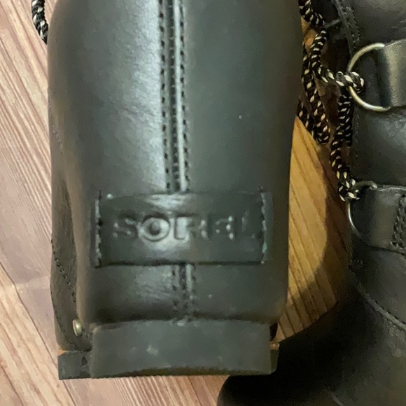 Sorel Joan of Arctic Wedge Shearling Boot in Black - Picture 7 of 13